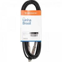 Cabo Para Instrumentos Hayonik Linha Brasil P10 X P10 3m Preto [f003] - 2