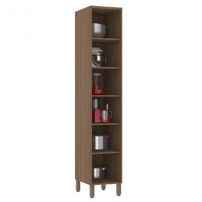 Paneleiro Profundo Simples 40cm 2 Portas Aspen Luciane Móveis cinza Puro