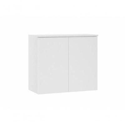 Armário Aéreo 70 Cm 2 Portas Dora Luciane Móveis branco Supremo Bp