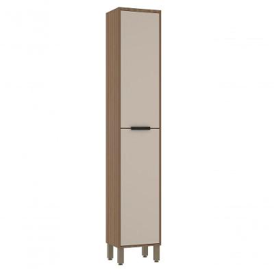 Paneleiro Raso Simples 40cm 2 Portas Aspen Luciane Móveis beige
