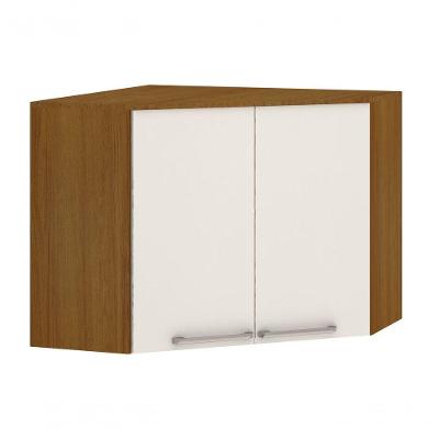 Armário Aéreo Canto Diagonal 74 Cm 2 Portas Modena Luciane Moveis