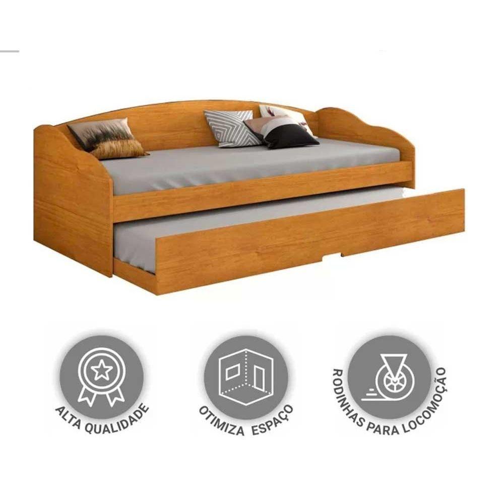 Bicama Solteiro Funny Iii C/ Auxiliar Cinamomo - Conquista - 5