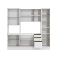 Cozinha Compacta Com Kit Forno Celeste Kappesberg 100% Mdf Branco 240cm - 3