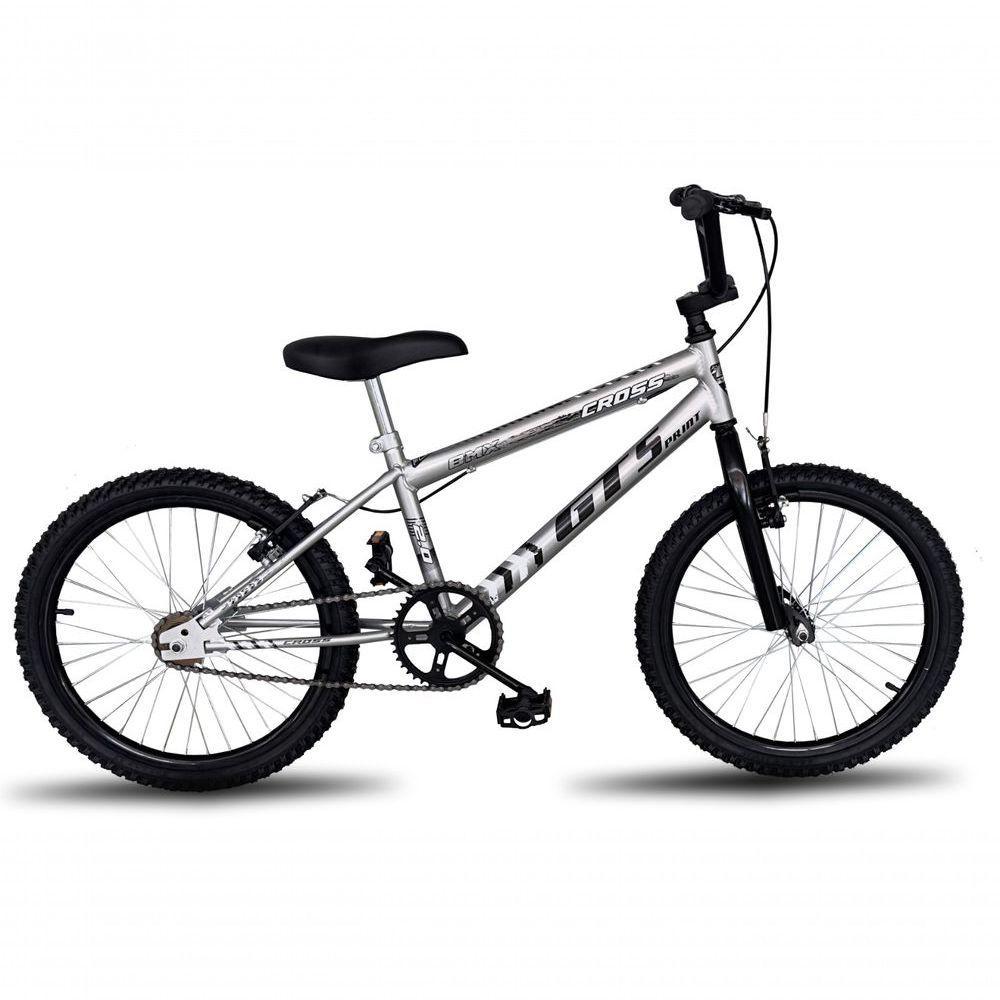 Bicicleta Aro 20 Gt Sprint Cross Infantil Freio V-brake Aro Aero - Cinza - 1