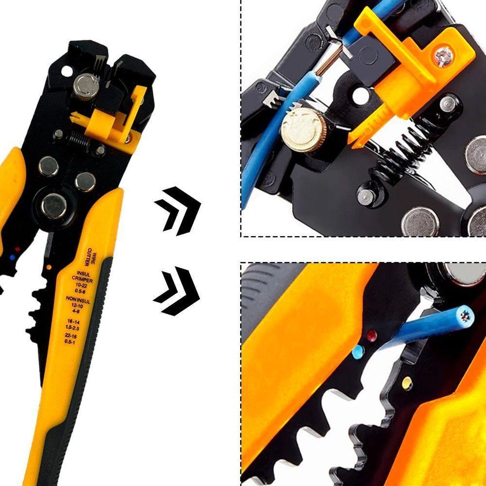 Alicate Eletricista Desencapador Fios Automático 8 200mm único - 5