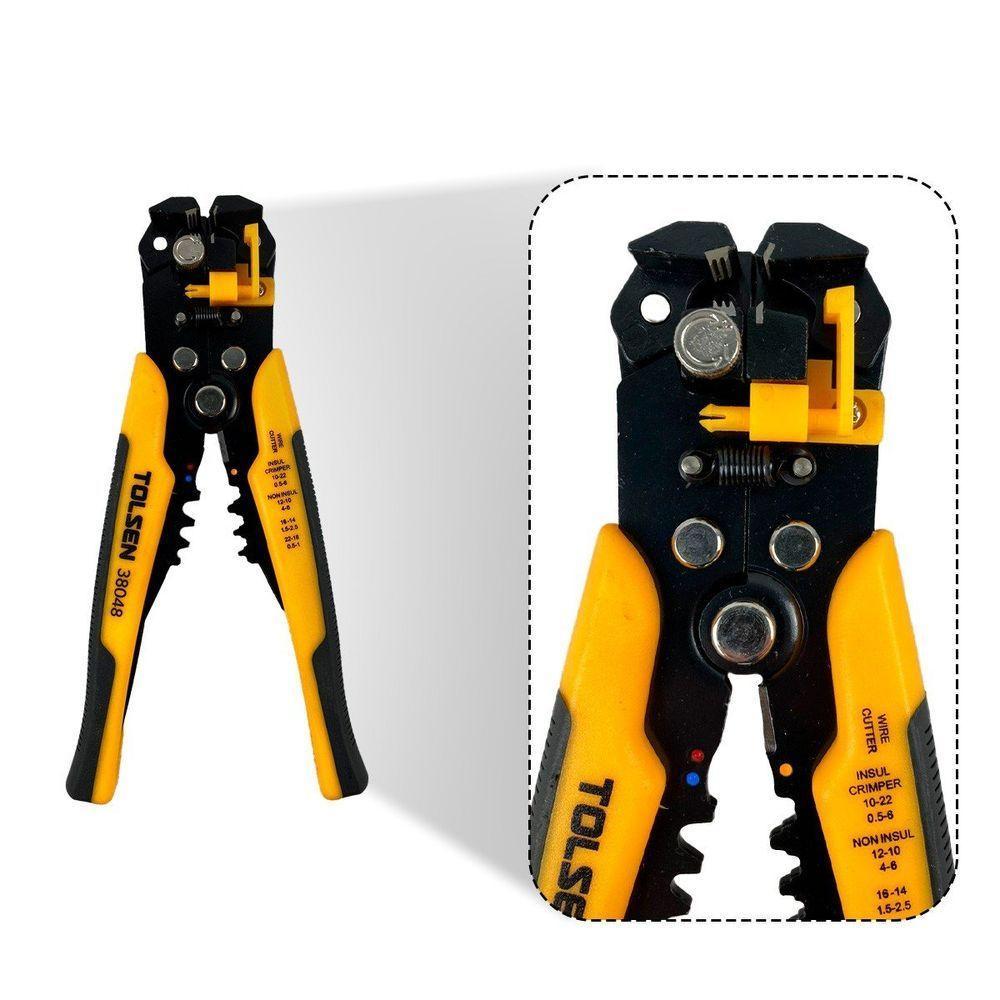 Alicate Eletricista Desencapador Fios Automático 8 200mm único - 6