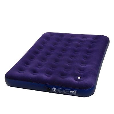 Colchão Inflável Casal com Fole para Dormir Azul Mor com Kit de Reparo Incluso