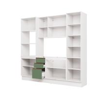 Cozinha Compacta Celeste Kappesberg 100% Mdf Branco/verde 240cm - 3