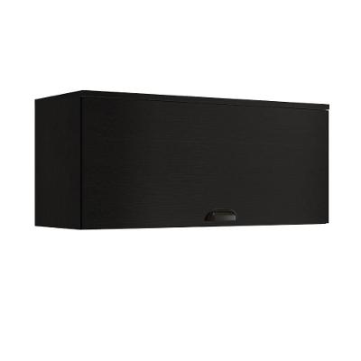 Armário Aéreo De Cozinha 800mm 1 Porta Lótus Carraro Preto