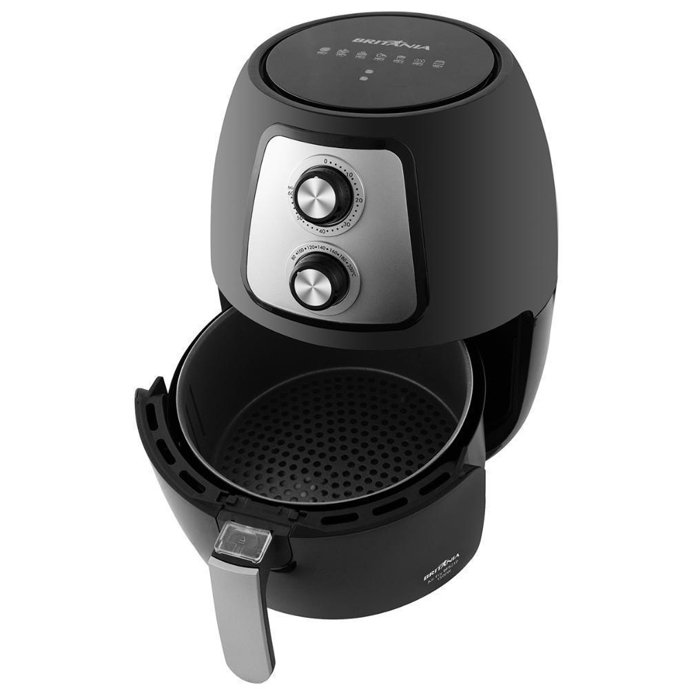 Fritadeira Air Fryer Britânia 4 Litros 1500W BFR21P Preto 127V - 4