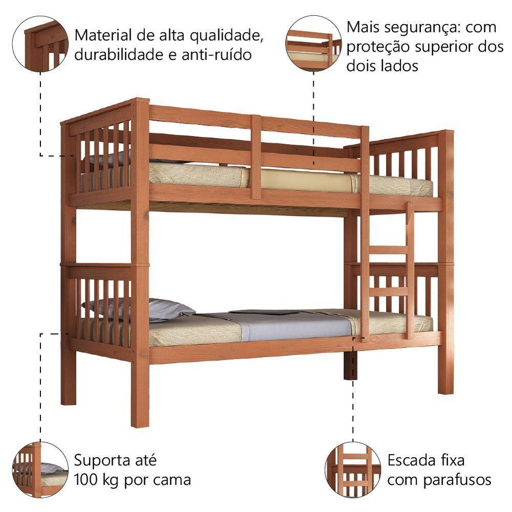 Beliche Madeira Maciça Esmeralda Pederpinus Castanho Castanho - 4