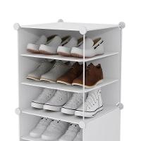 Sapateira Modular Gigante 32 Pares Armario Organizador Estante De Sapatos Roupas Brinquedos Dupla Branca - 3