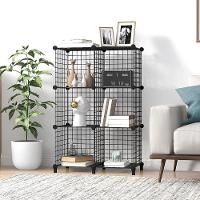 Estante Modular 8 Prateleiras Organizador Brinquedos Livros Armario Vitrine Balcao 6 Nichos Multiuso