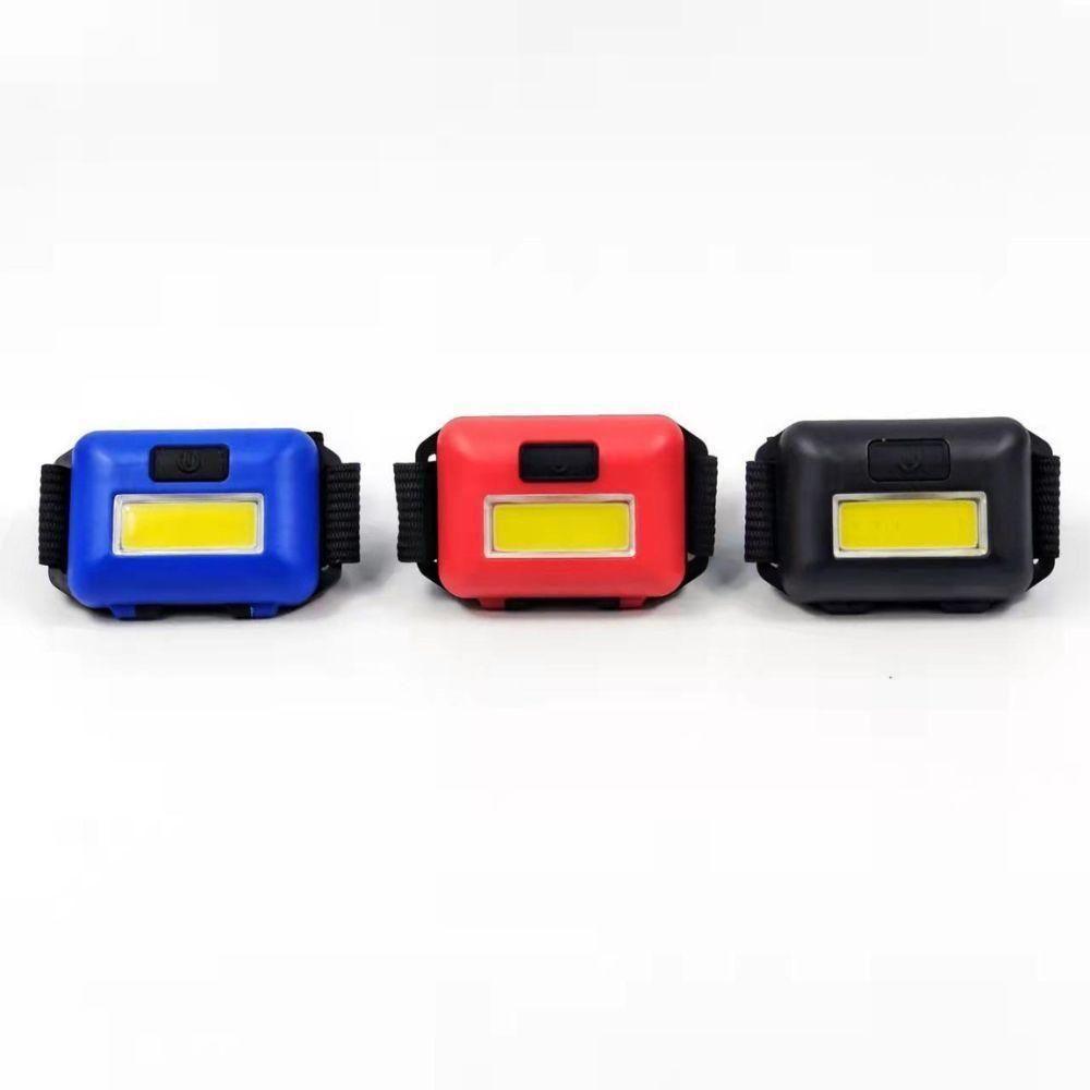 Lanterna De Cabeca Led Capacete Bike Camping Trilha Sinalizador Corrida Farol Multiuso Azul - 2