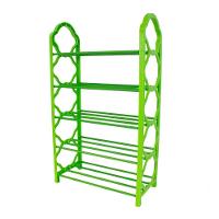 Prateleira Organizador Multiuso Sapateira Ate 10 Pares Grande Estante 5 Prateleiras 20 Sapatos Vertical Verde - 6