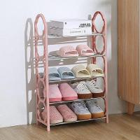 Sapateira 20 Sapatos Desmontavel Com 5 Prateleiras Estante Vertical 10 Pares Organizador Tenis Sapatos Grande - 5