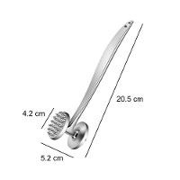 Martelo Batedor Amaciador De Carne Profissional Manual De Zinco