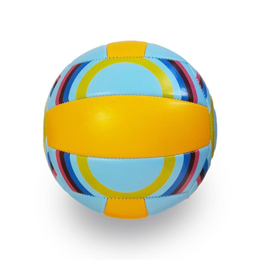 Bola De Vôlei Quadra Praia Tamanho Padrão Azul E Amarelo - 2