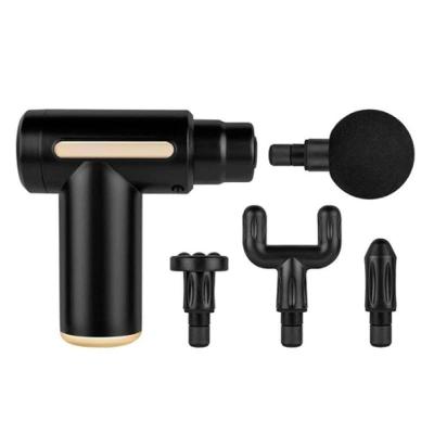 Mini Pistola Massageadora Elétrica Miofascial Fisio Atleta Preto