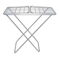 Varal Chão Com Abas Laterias Em Alumínio Sistema Dobrável Suporta 10 Kg Peso - 2