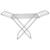 Varal Chão Com Abas Laterias Em Alumínio Sistema Dobrável Suporta 10 Kg Peso - 3