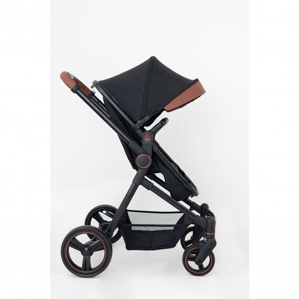 Carrinho De Passeio Galzerano Ivy 0 A 15kg Com Cesto Moises Preto - 2