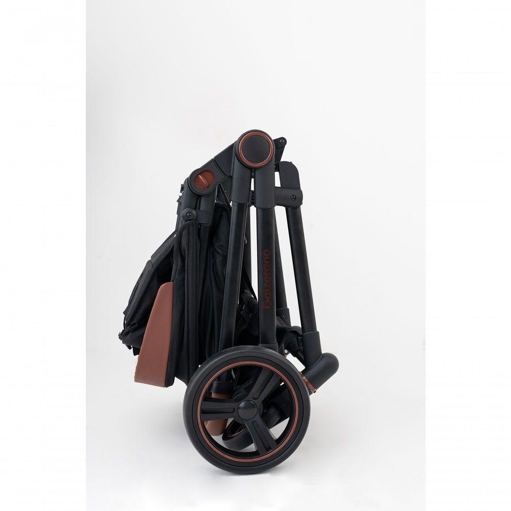 Carrinho De Passeio Galzerano Ivy 0 A 15kg Com Cesto Moises Preto - 5