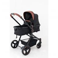 Carrinho De Passeio Galzerano Ivy 0 A 15kg Com Cesto Moises Preto - 1