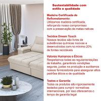 Sofá 4 Lugares Reclinável E Retrátil Dallas 2,50 Pés De Madeira Império Areia 162 - 7