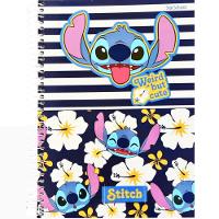 Caderno Espiral Capa Dura 1 Matéria - 80 Folhas - Stitch - Starschool - 3