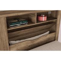 Colchão Solteiro Pérola Polar (1un) + Cama Invicta C- 2 Gavetas Branco - 2