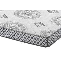 Colchão Solteiro Pérola Polar (1un) + Cama Invicta C- 2 Gavetas Branco - 10