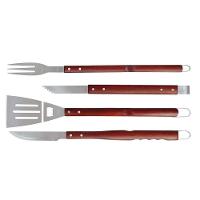 Conjunto Para Churrasco Com Cabos Compridos 4 Peças - Mor - 1