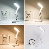 Luminária De Mesa Touch Dobrável Sem Fio Led 3 Funções - 2