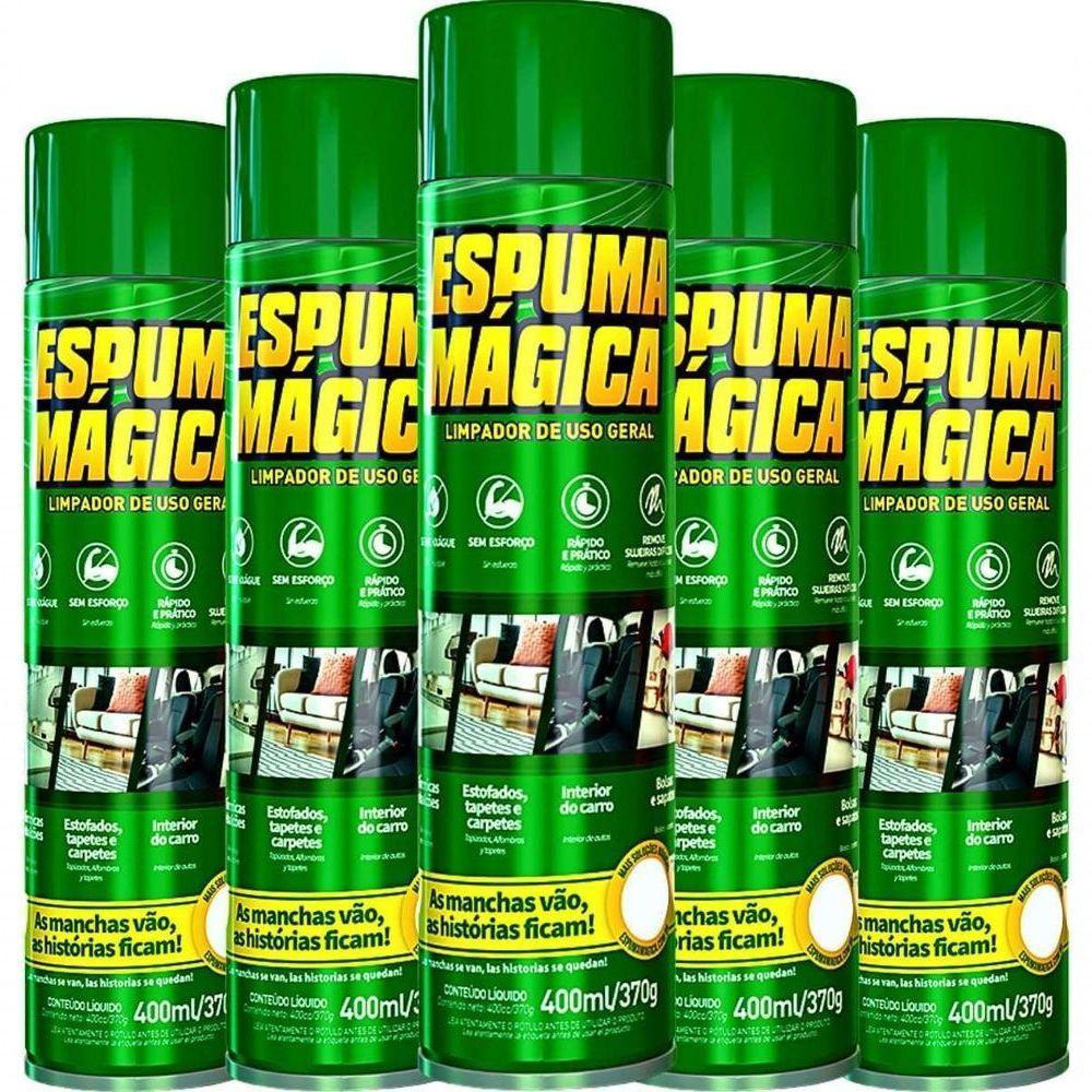 Kit Com 5 Espuma Magica Aerossol 400ml - Proauto Premium - 1