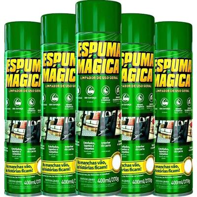 Kit Com 5 Espuma Magica Aerossol 400ml - Proauto Premium