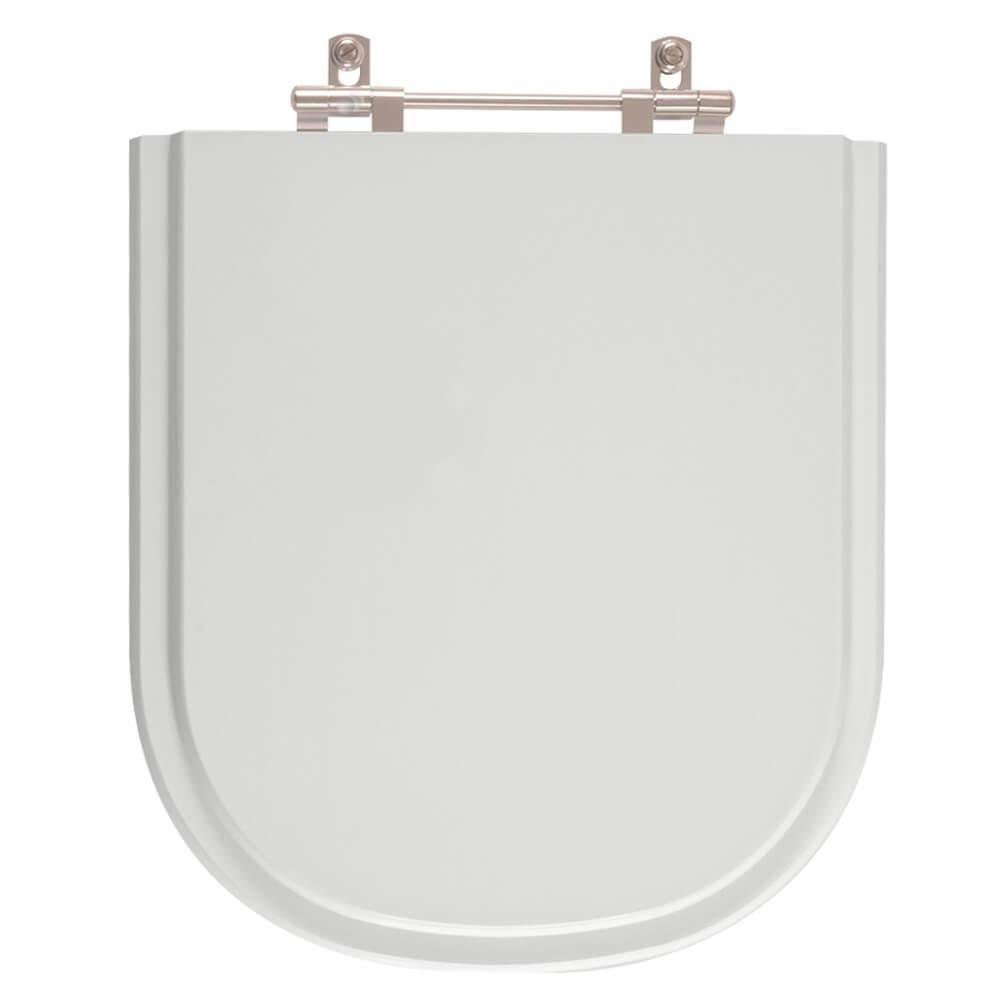 Assento Sanitário Flox Cinza Claro Para Vaso Fiori - 1