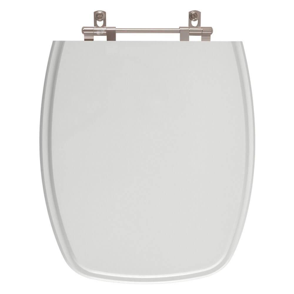 Assento Sanitario Primula Plus Cinza Fiori - 1