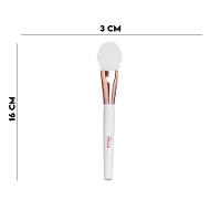 Pincel Rose Gold De Silicone Para Bases E Máscaras Ricca - 2