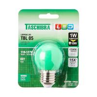 Lâmpada Led Bolinha 1w - Taschibra Verde - 2