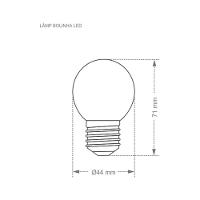 Lâmpada Led Bolinha 1w - Taschibra Verde - 3