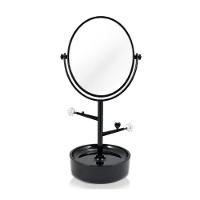 Espelho De Mesa Com Compartimento Para Jóias Jacki Design Preto - 1