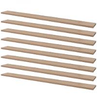 Kit 8 Prateleiras 80 X 10cm Carvalho Suporte Invisível - 1