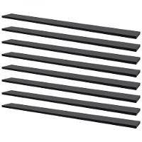 Kit 8 Prateleiras 90 X 10cm Preta Suporte Invisível - 1