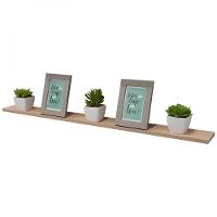 Kit 8 Prateleiras 100 X 10cm Carvalho Suporte Invisível - 2