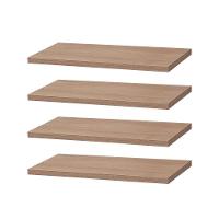 Kit 4 Prateleiras 30 x 15cm Carvalho Suporte Invisível - 3