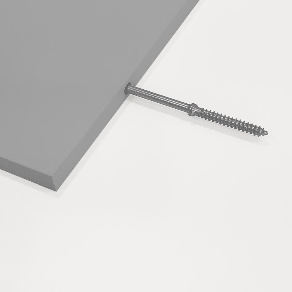 Kit 3 Prateleiras U 40 X 15cm Cinza Claro Suporte Invisível - 4