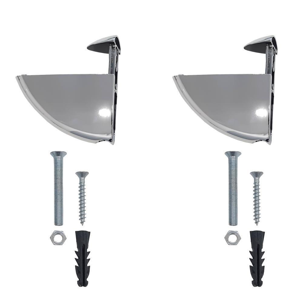 Kit 3 Prateleiras 60 X 15cm Amarela Com Suporte Tucano - 5