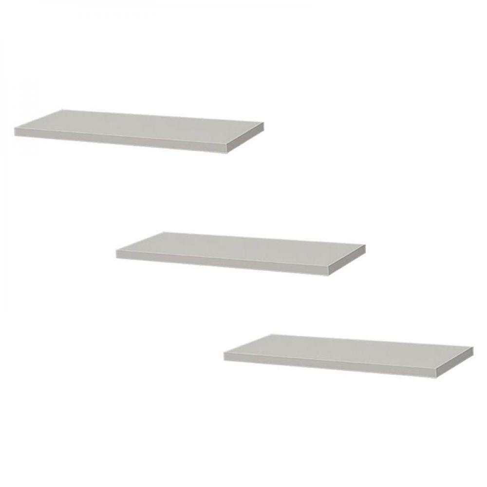 Kit 3 Prateleiras 40 X 15cm Branca Suporte Invisível - 2