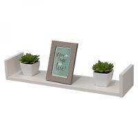 Kit 8 Prateleiras U 50 X 20cm Branca Suporte Invisível - 2